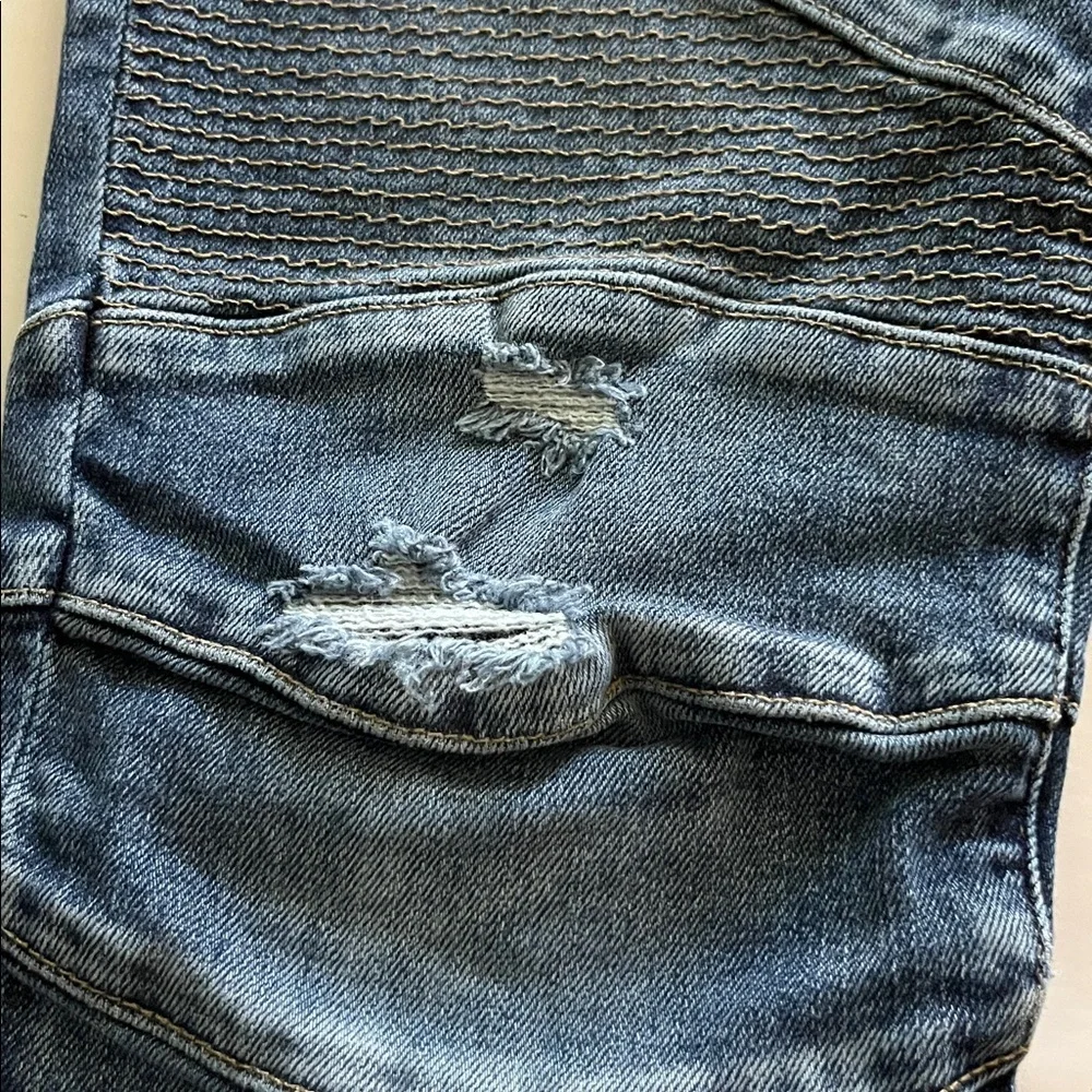 Hudson Jeans Ethan Biker Super Skinny Size 29